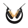 Logoga juhtmevabad kõrvaklapid bambusest