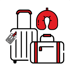 Logoga reisitarvete komplekt travelplus