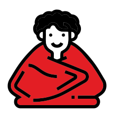 blanket 2-in-1 180 x 120 cm with logo