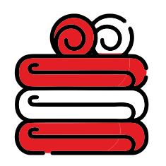 bath towel amadeo 80 x 180 cm with logo