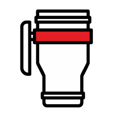 tumbler 300 ml with logo