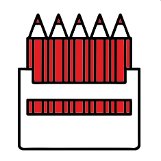 chalk sticks set street 4 pcs with logo