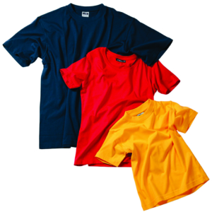 Custom printed T-shirts